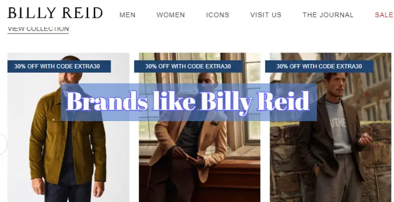 Brands like Billy Reid