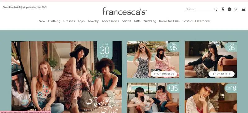 Francesca’s store