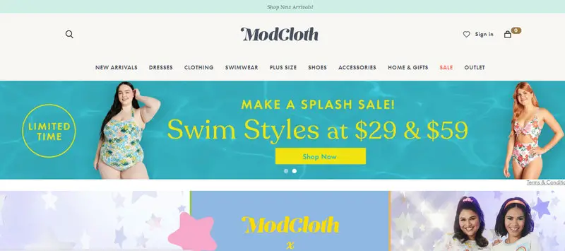 ModCloth store