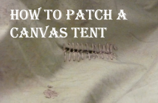 Patch a Canvas Tent