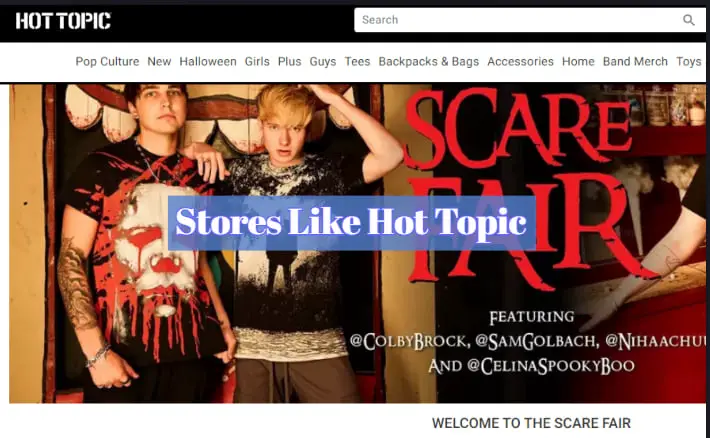 Stores Like Hot Topic