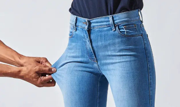 Stretch Your American Eagle Jeans using hands 