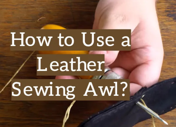 how to use a sewing awl