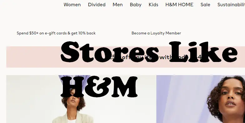 Sites Like H&M
